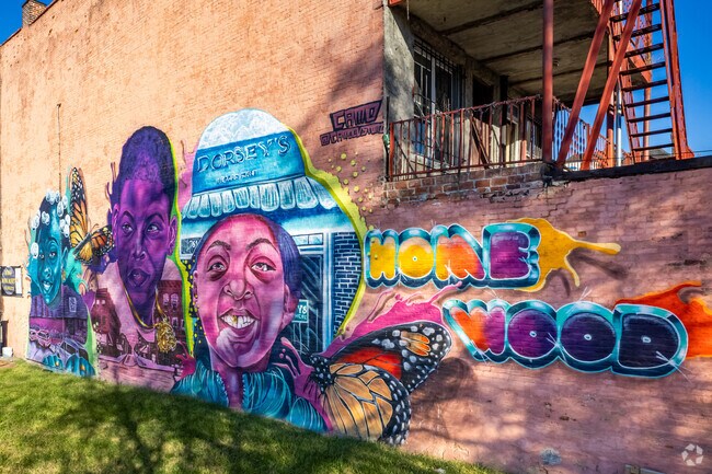 Residents in Homewood West celebrate the past while looking to the future.