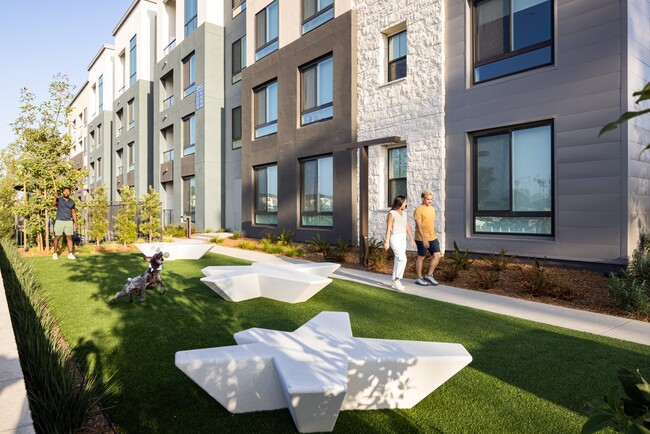 Pet spa and outdoor play area