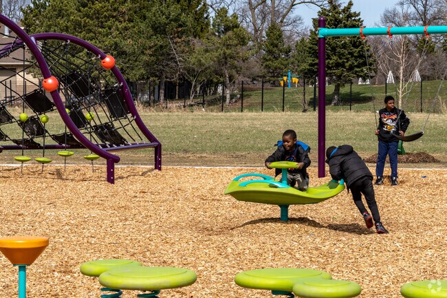 Kids can meet new neighborhood friends at Chandler Parks playground.