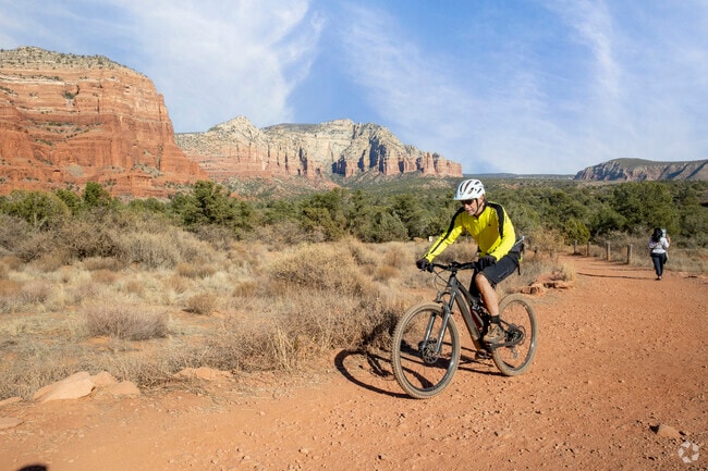 The Village of Oak Creek (Big Park) is an oasis for mountain biking and hiking near Verde Village.