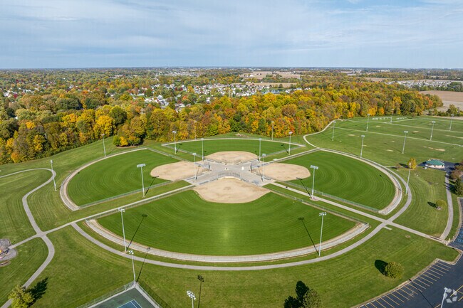 Kreager Park boasts a number of baseball fields for the sports players of Walden.