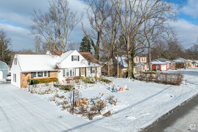 Charming homes in Mayfield create a picturesque setting as they line peaceful residential streets.