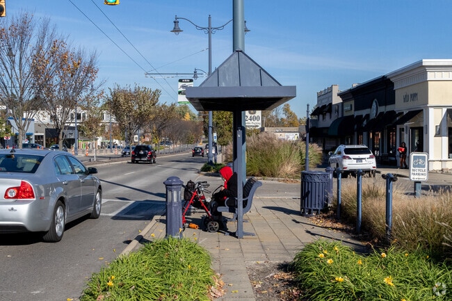 Oakwood residents rely on public transportation to navigate the growing neighborhood.