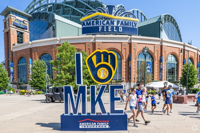 City Center residents are a short distance from the home of the Milwaukee Brewers.