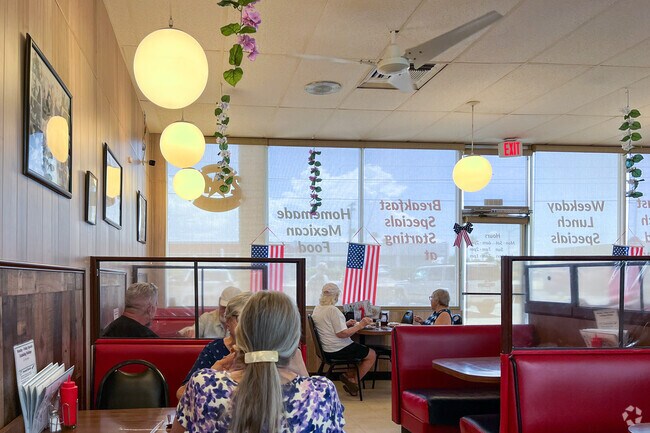Joe's Pancake House maintains a retro interior that residents enjoy.