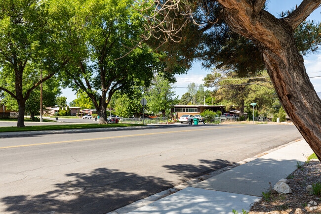 Sidewalks may be lined with well-maintained lawns and landscaping in Lakeview.