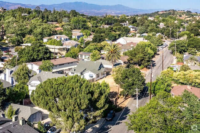 Many different housing styles can be found centrally in Solvang.