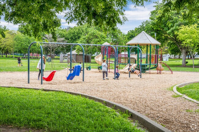 Your kids will love the playground at Hagan Community Park.