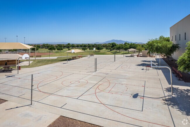 Exciting basketball games unfold on the courts at Verrado Middle School in Buckeye.