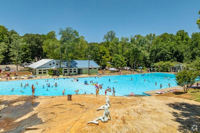 The Kool Pool is a popular destination in Hickory drawing visitors and locals of Northlakes too.