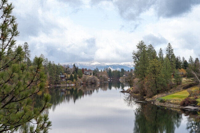 Millwood features beautiful views over the Spokane River.