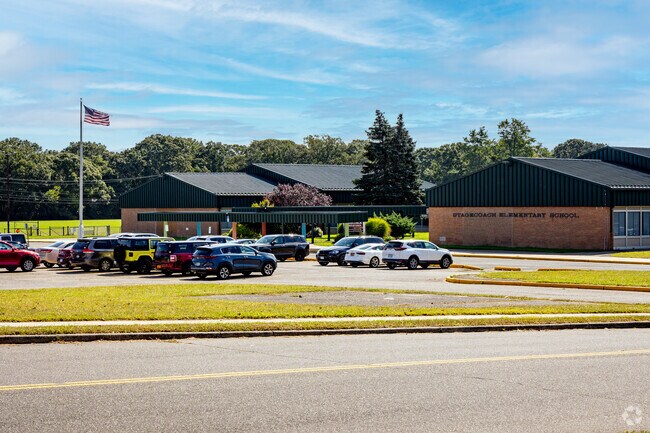 Stagecoach School has an ample amount of parking for faculty.