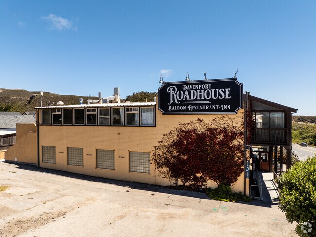 A landmark in Davenport, the Roadhouse and Saloon features live music, food, and ocean breezes.