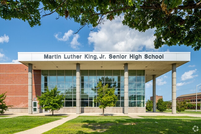 Children can walk or bike to nearby Martin Luther King Jr. High School in Downtown Detroit.