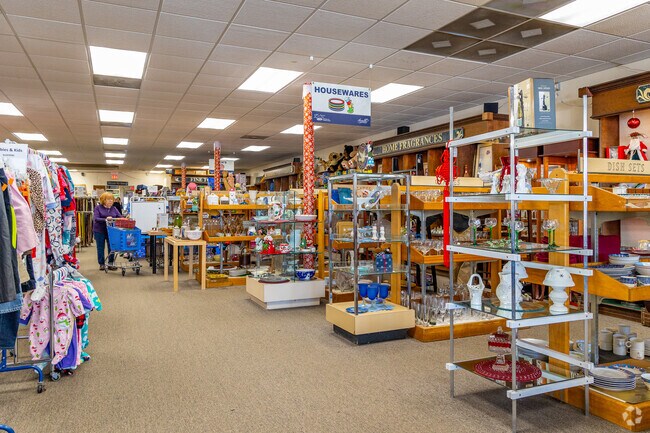 Sparrow's Nest Thrift store has unique antique finds, located in Oakwood Hills.