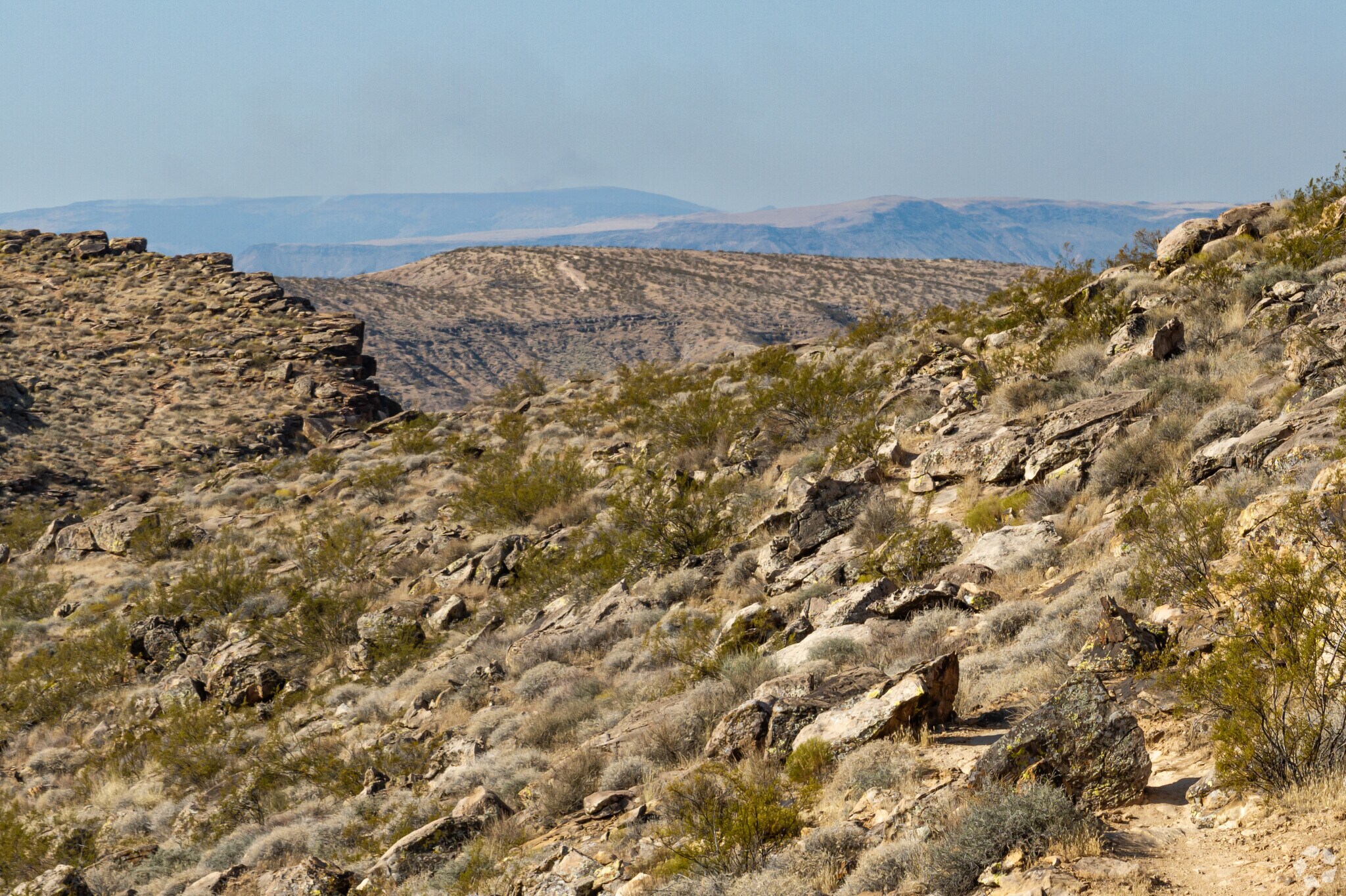 The arid landscapes fold over themselves creating beautiful scenery in St. George.