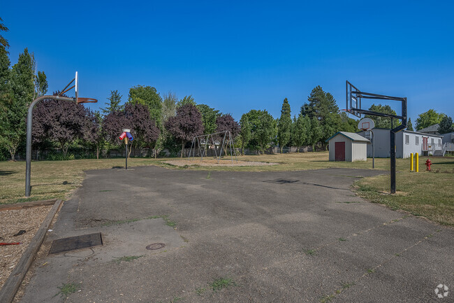Expansive play area at McKinley Elementary School in Beaverton, Oregon.
