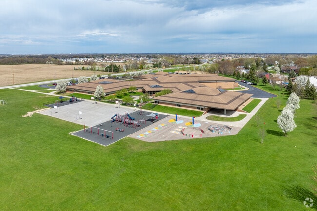 Aerial Jerry Ross Public Elementary School.