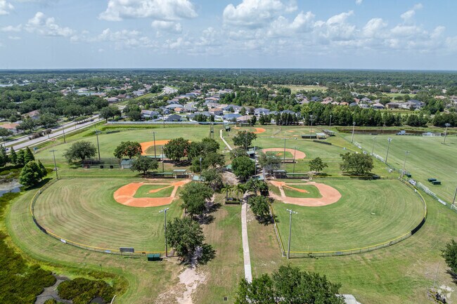 The Bexley Clubhouse offers additional green spaces includeing athletic fields, bike courses, and a dog park.