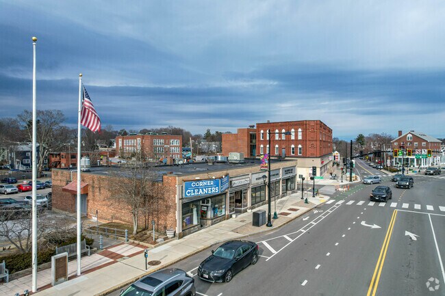 Residents have easy access to retail stores in West Newton.