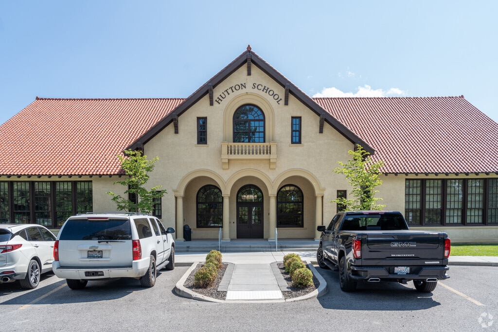 Hutton elementary features a large renovated building