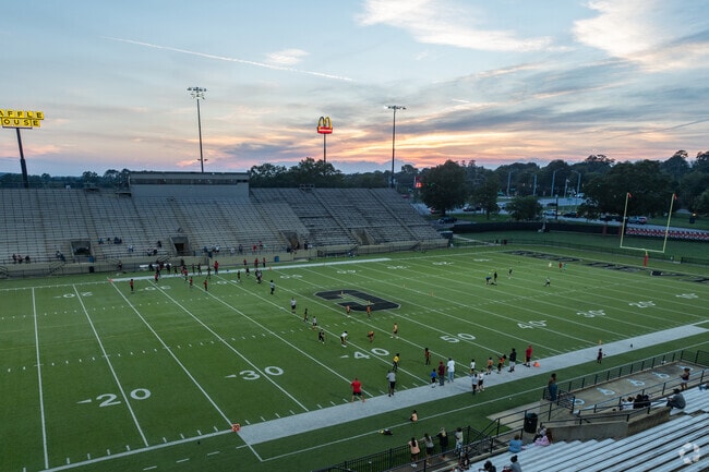 The stadium at Moonlake Park in Ladonia holds all kinds of sports and activities.