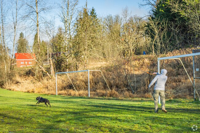 Nearby Duvall Park has space for Lake Marcel residents to run their furry friends around.