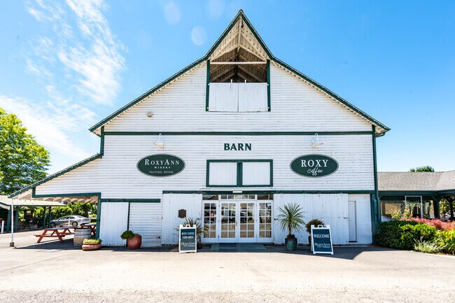 The RoxyAnn Barn is a iconic farm in the Century Village neighborhood.