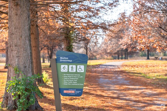 You can bike, run or walk on the trails at Bella Fontaine West Park near Moline Acres.
