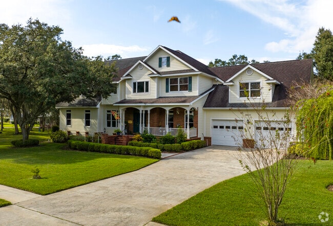 Beautiful, more traditional homes will be seen as you travel around Riverview.