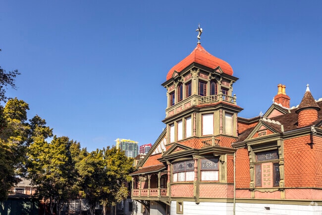 One of many historic buildings in Logan Heights.