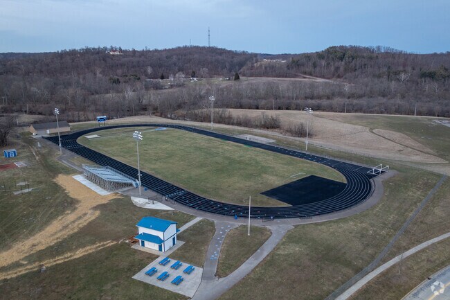 Chasing excellence on the track at Cambridge Middle School.