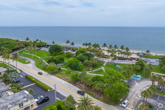 Relax at Oceanfront Park, boasting one of South Florida's widest sandy beaches.