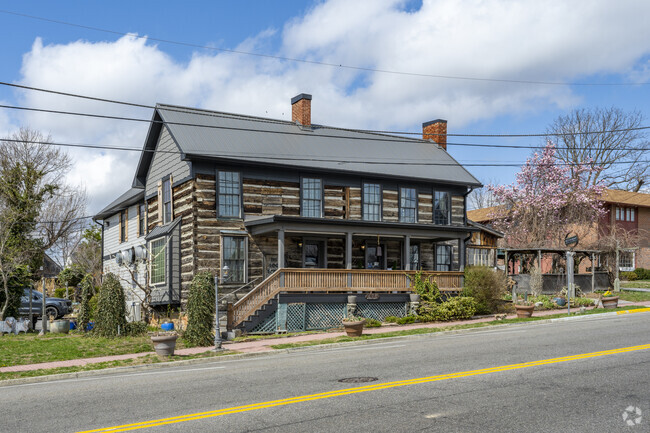 The Log Cabin Restaurant is a local spot, with seating for up to 250 and a rustic vibe throughout.