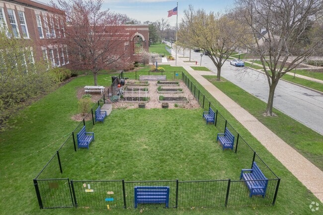 Willard Elementary School has a garden area for students.