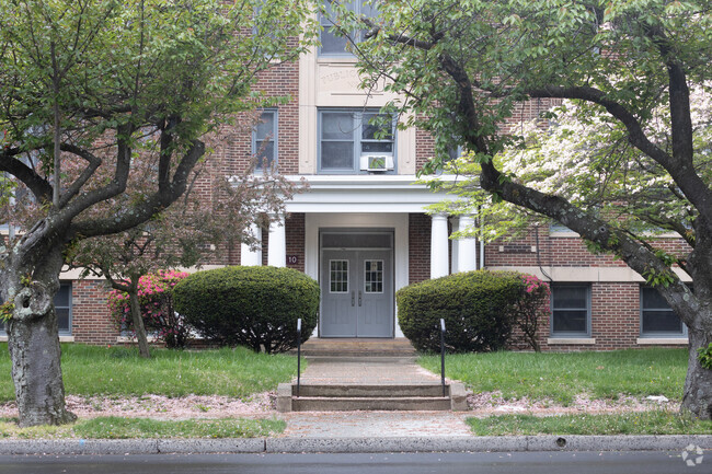 The entrance to Clifton Elementary School #9 in the Allwood section of Clifton, NJ.