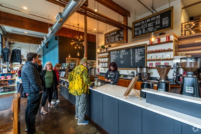 Coffee Plant Roasters is a popular spot for great food and drinks in the Churchill neighborhood.