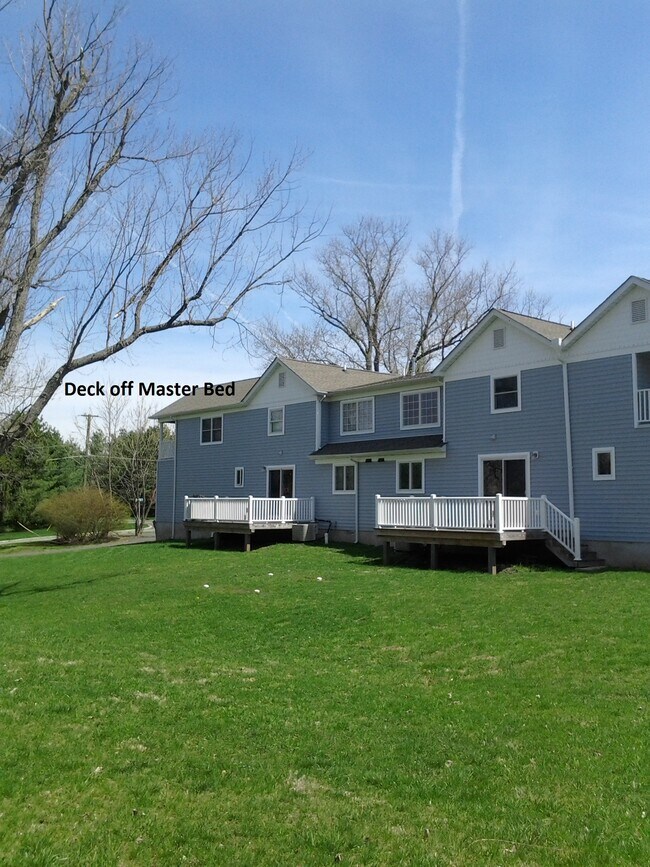 Back of Home w/deck