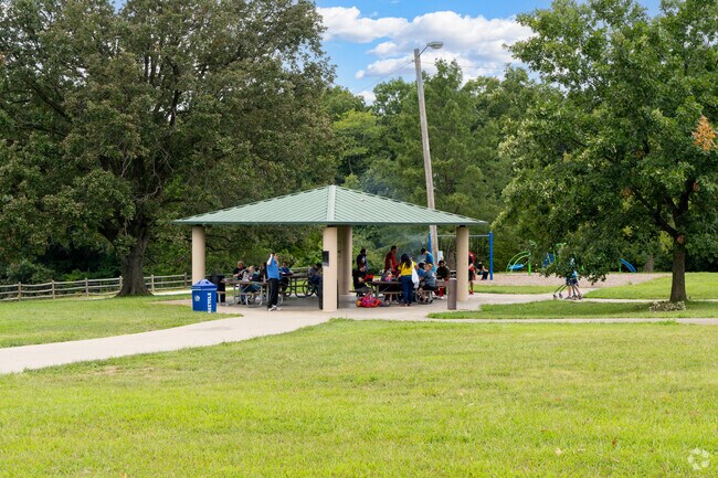 Have your next event under the pavilion at Indian Hills Park.