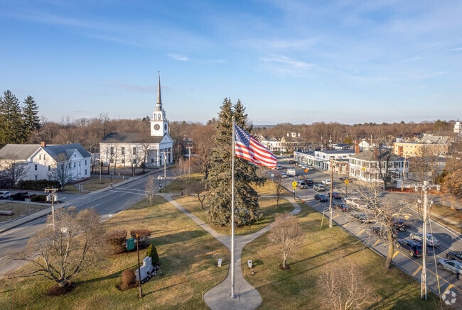Billerica is split into several smaller neighborhoods and areas connected by Boston Road,