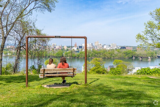 Negley Park in Wormleysburg offers scenic views of the river and downtown Harrisburg.