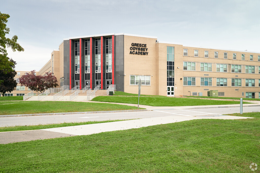 Odyssey Academy's population of students has declined by 12% over five school years in Greece.