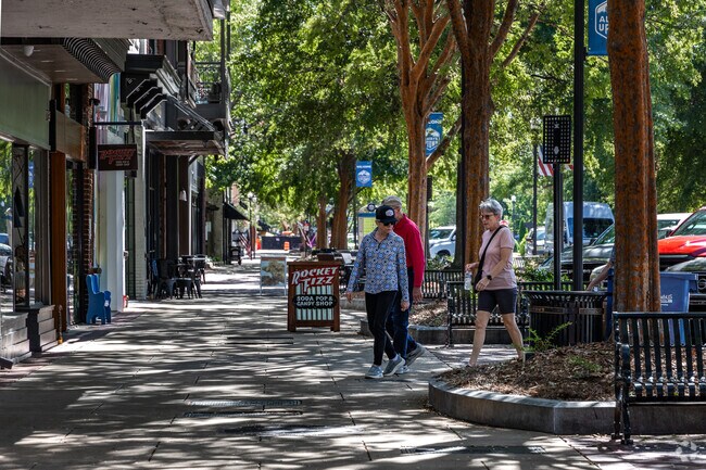 When the weather is nice, Piney Grove residents can walk the downtown streets of Columbus.