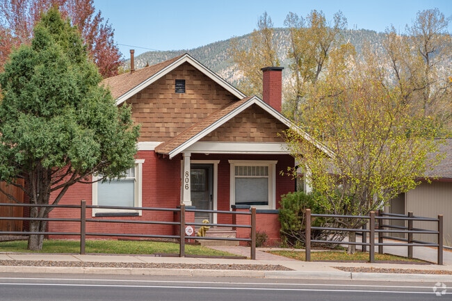 Three-bedroom Craftsman-style homes with front-gabled roofs are popular in Downtown Flagstaff.