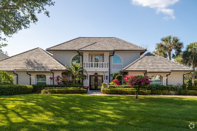 Luxury two story single-family homes can be found throughout Pelican Bay neighborhood