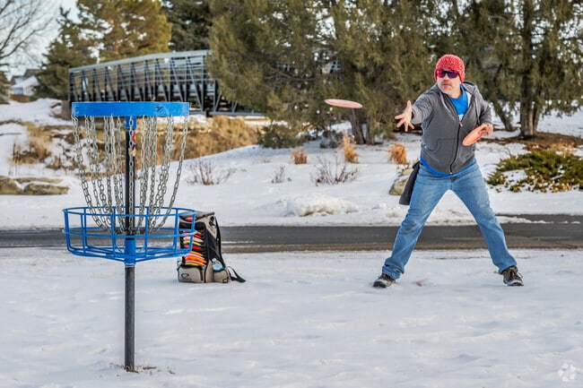 You can play disc golf year-round at Dalbey Memorial Park in Gillette.