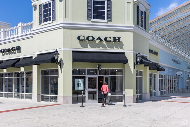 Coach at the Tanger Outlet in North Charleston is a popular store to shop in Bennett.