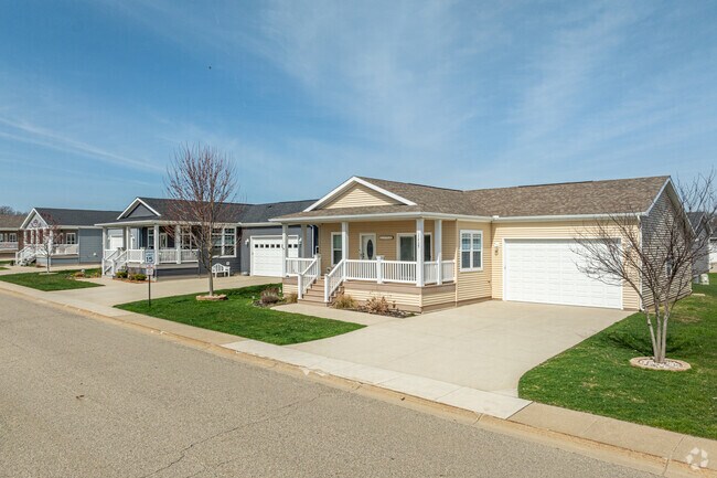 Courtland Township has many subdivisions with newly-built homes.