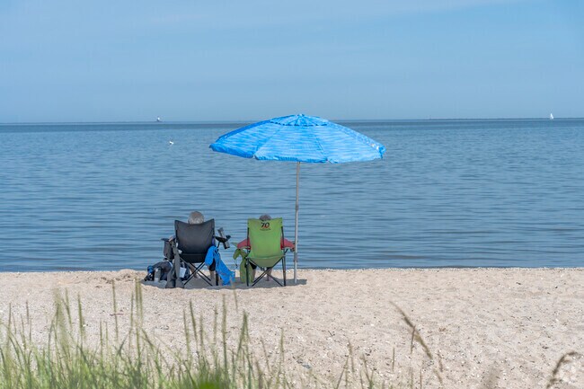 Bradley Point Park is located a few minutes south of Allingtown on Captain Thomas Boulevard.