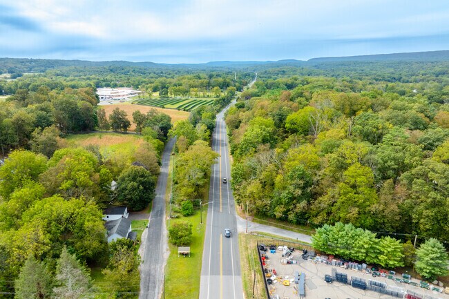 Tree-lined streets and set-back lots highlight Hardwick’s quiet, rural character.